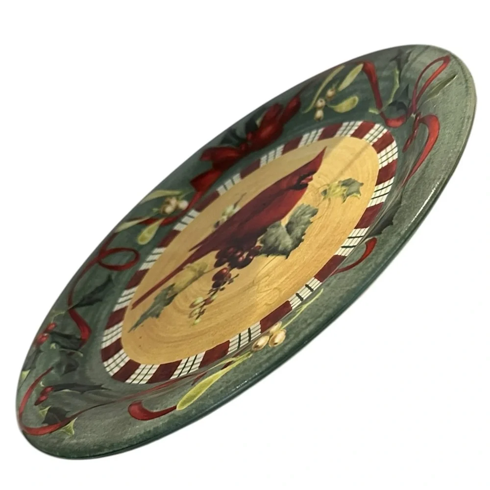 Lenox Cardinal Winter Greetings Everyday Dinner Plate - Picture 4 of 11